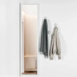 Wohnen Weißer Ganzkörperspiegel 46x185x3 cm - Roul