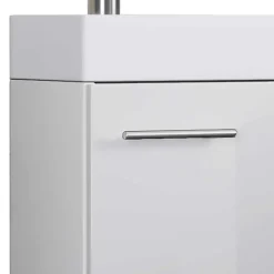 Wohnen Weißer Gästewaschtisch für Wandmontage - Vulcanos