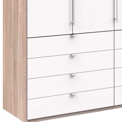 Wohnen Weißer Kleiderschrank Made in Germany - Vaclyn
