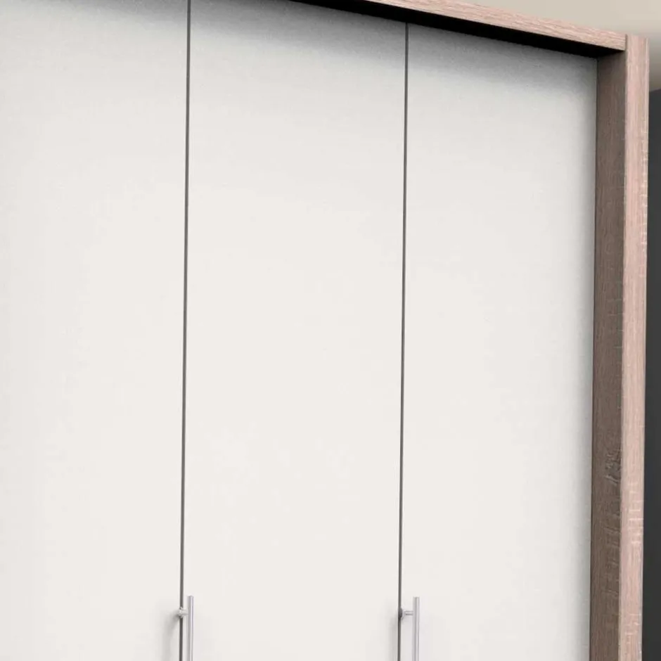 Wohnen Weißer Kleiderschrank Made in Germany - Vaclyn