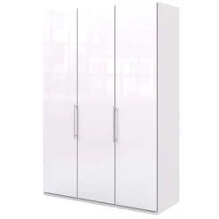 Weißer Kleiderschrank mit 150 cm Breite - Dolienca^Wohnen