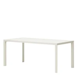 Weißer Metall-Gartentisch aus Aluminium - Kosmyna^Wohnen Discount