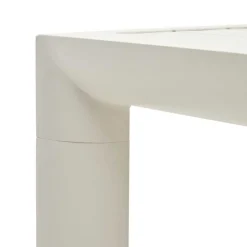 Weißer Metall-Gartentisch aus Aluminium - Kosmyna^Wohnen Discount