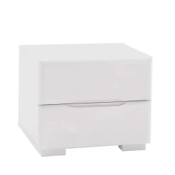 Weißer Nachttisch Dayton aus Massivholz Buche^Wohnen Sale