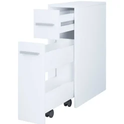 Weißer Nischenschrank mit Schublade und Auszug - Gransov^Wohnen Hot