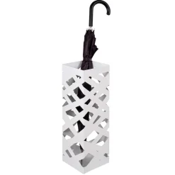 Wohnen Weißer Regenschirmständer in modernem Design - Raven