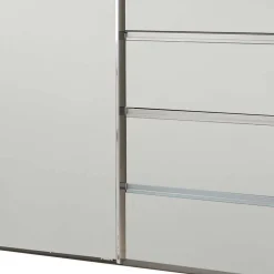 Wohnen Weißer Schiebetürenschrank 3-türig - Fachet