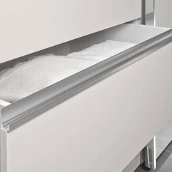 Wohnen Weißer Schiebetürenschrank 3-türig - Fachet