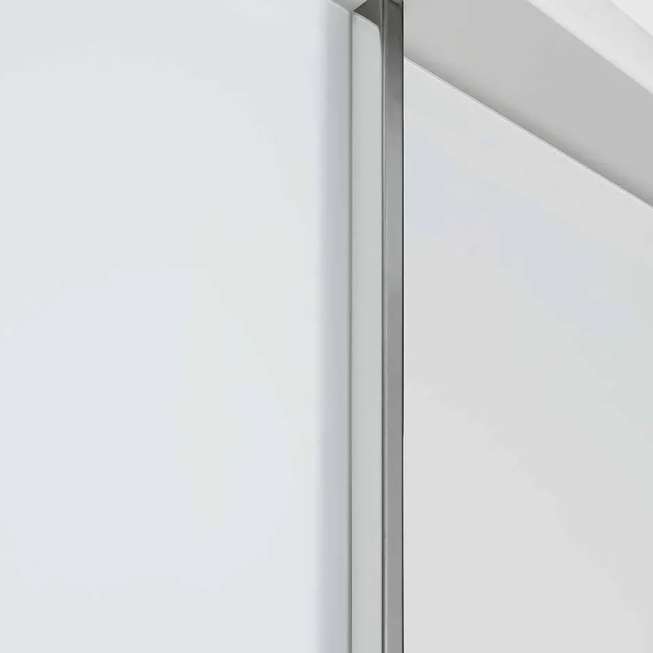 Wohnen Weißer Schiebetürenschrank 3-türig - Fachet