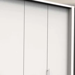 Wohnen Weißer Schlafzimmer Kleiderschrank mit Falttüren - Donpiave