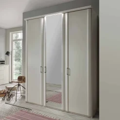 Wohnen Weißer Schlafzimmerschrank Ronis mit drei Türen