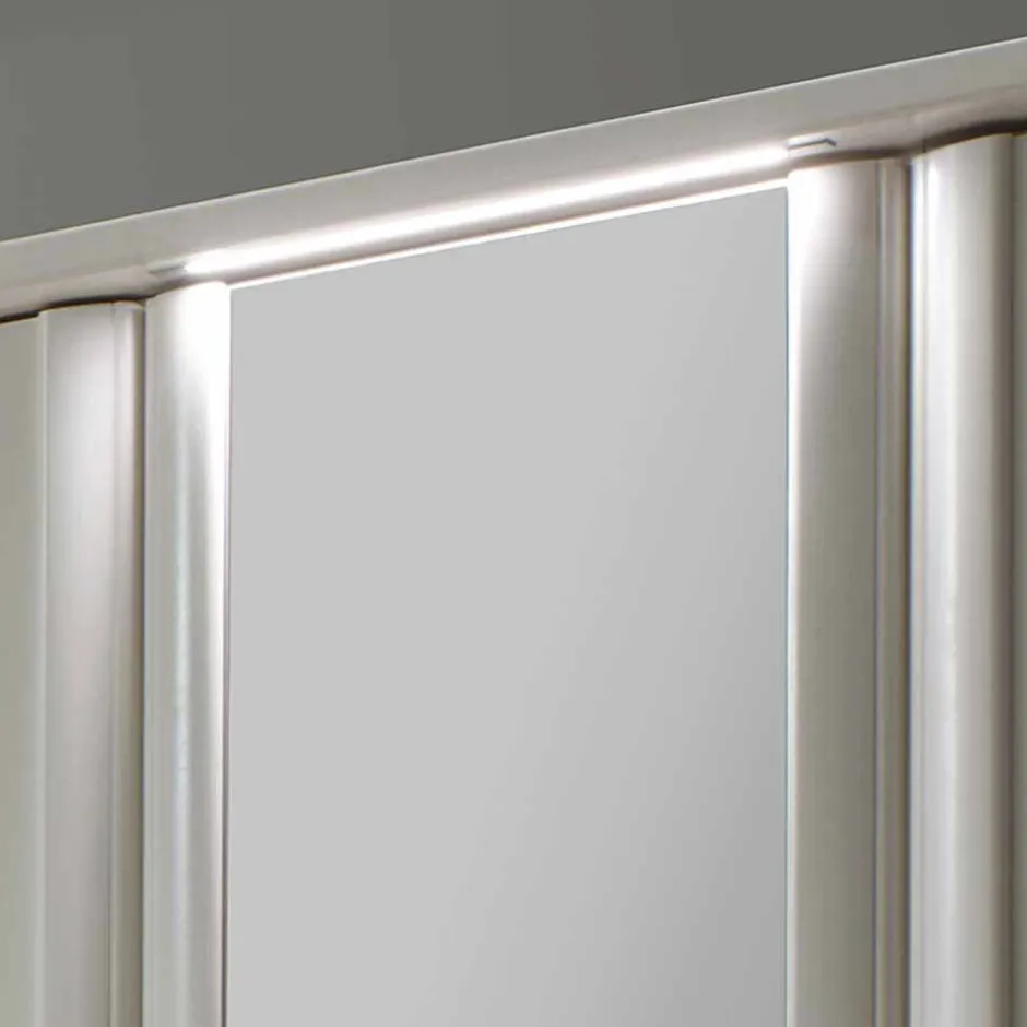 Wohnen Weißer Schlafzimmerschrank Ronis mit drei Türen