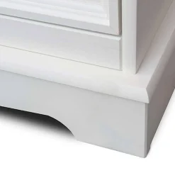 Wohnen Weißer Schlafzimmerschrank im Landhausstil - Indico