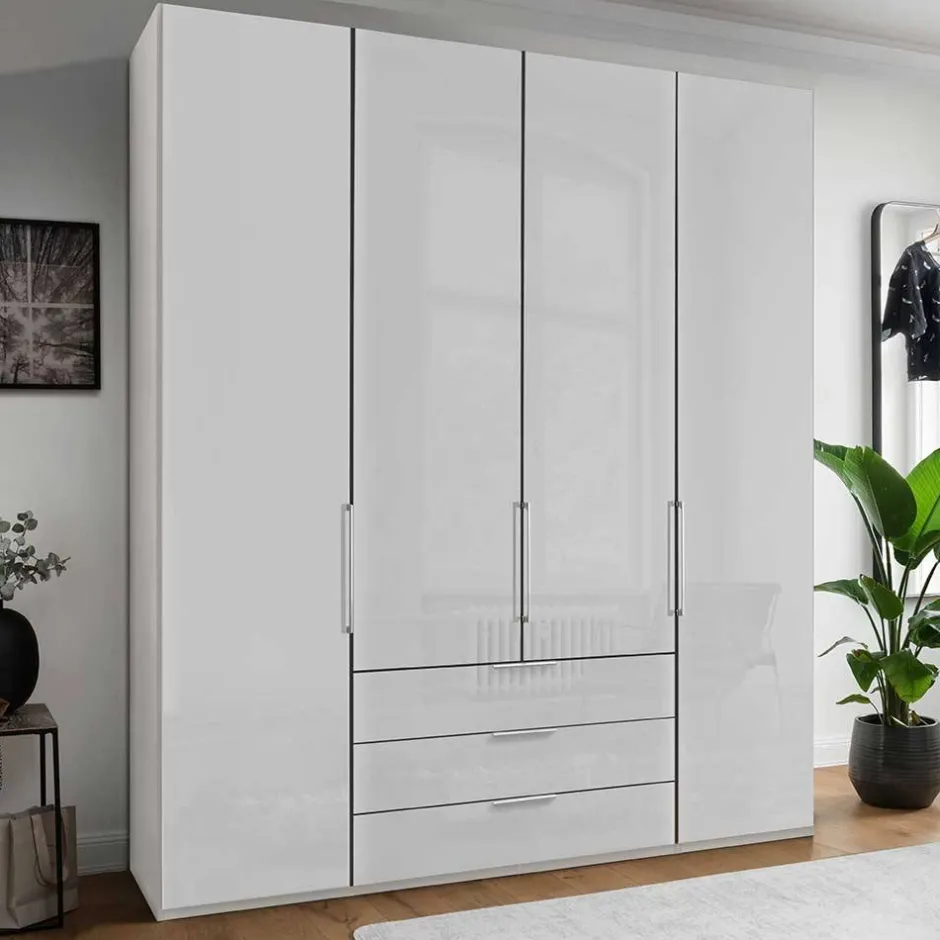 Weißer Schlafzimmerschrank 3-türig - Rhoen^Wohnen New