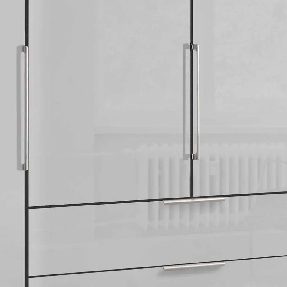 Weißer Schlafzimmerschrank 3-türig - Rhoen^Wohnen New