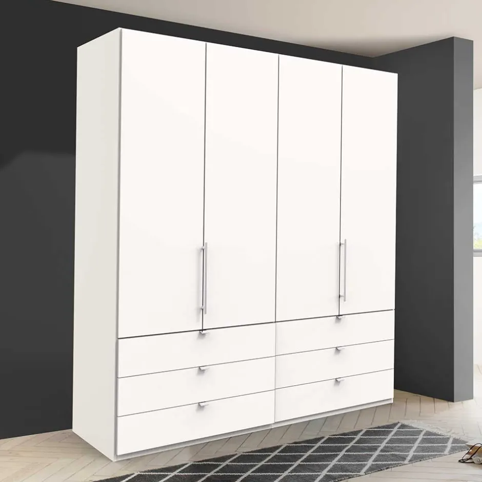 Weißer Schlafzimmerschrank mit Falttüren - Donpiave^Wohnen Online