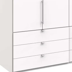 Weißer Schlafzimmerschrank mit Falttüren - Donpiave^Wohnen Online