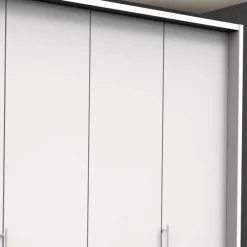 Weißer Schlafzimmerschrank mit Falttüren - Donpiave^Wohnen Online