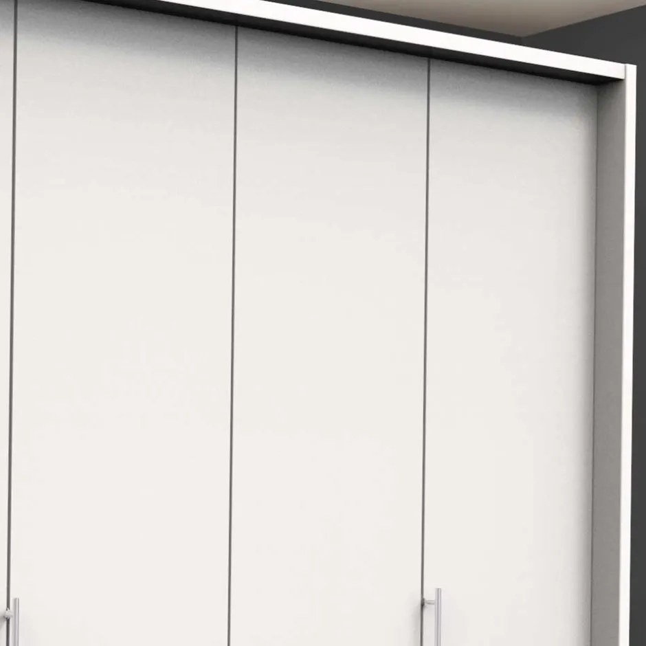 Weißer Schlafzimmerschrank mit Falttüren - Donpiave^Wohnen Online