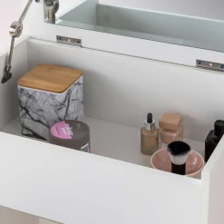 Weißer Schminktisch & Hocker - Toprino (zweiteilig)^Wohnen Online