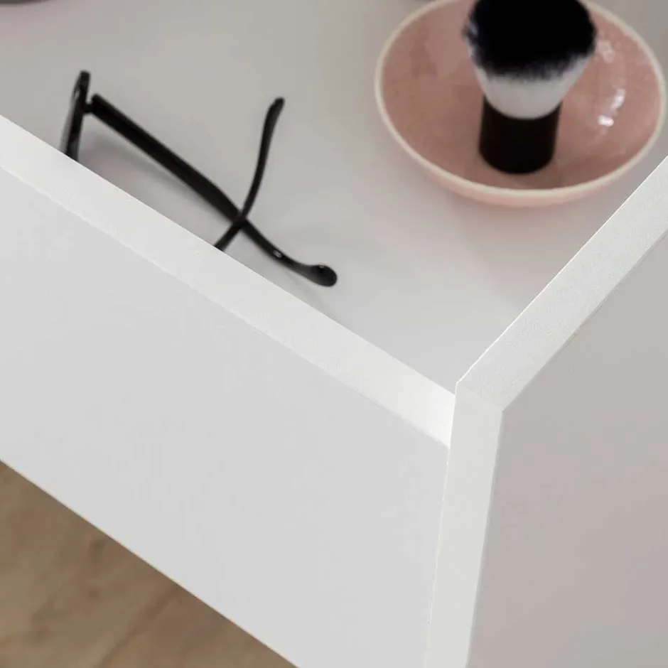 Weißer Schminktisch & Hocker - Toprino (zweiteilig)^Wohnen Online