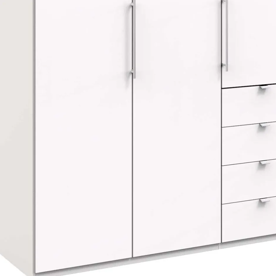 Weißer Schrank für Kleidung mit Falttüren - Donpiave^Wohnen Clearance