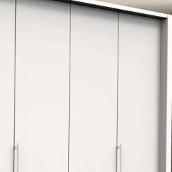 Weißer Schrank für Kleidung mit Falttüren - Donpiave^Wohnen Clearance