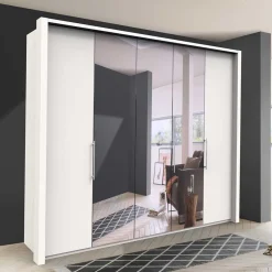 Weißer Schrank fürs Schlafzimmer mit Spiegeln - Donpiave^Wohnen Best