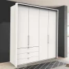 Weißer Schrank fürs Schlafzimmer in modernem Design - Donpiave^Wohnen Outlet