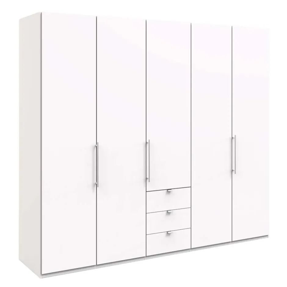 Weißer Schrank mit zwei Falttüren & Tür - Donpiave^Wohnen Online