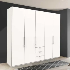 Weißer Schrank mit zwei Falttüren & Tür - Donpiave^Wohnen Online