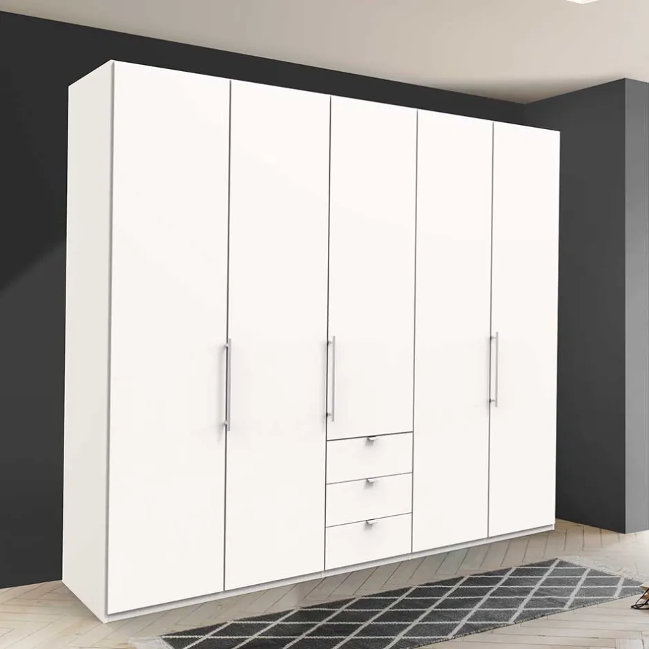 Weißer Schrank mit zwei Falttüren & Tür - Donpiave^Wohnen Online