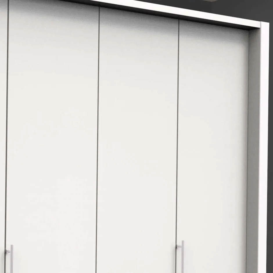Weißer Schrank mit zwei Falttüren & Tür - Donpiave^Wohnen Online