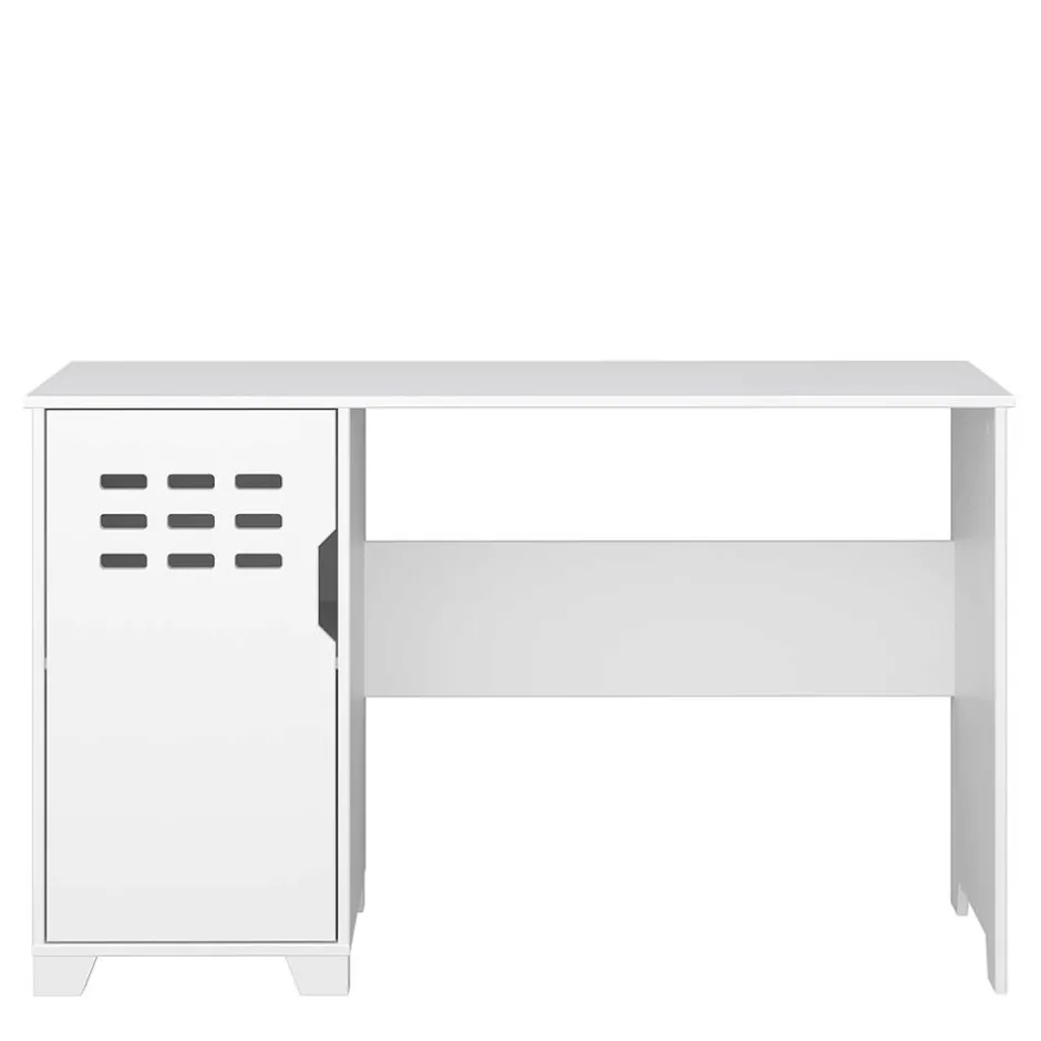 Weißer Schreibtisch im Skandi Design - Naidlas^Wohnen Online