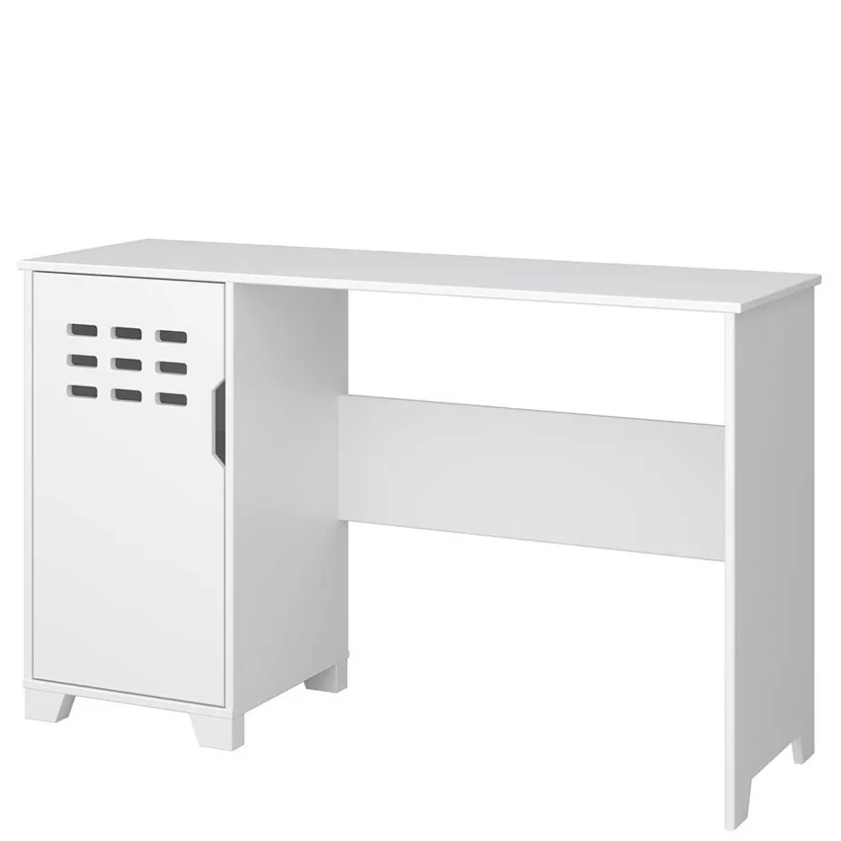 Weißer Schreibtisch im Skandi Design - Naidlas^Wohnen Online