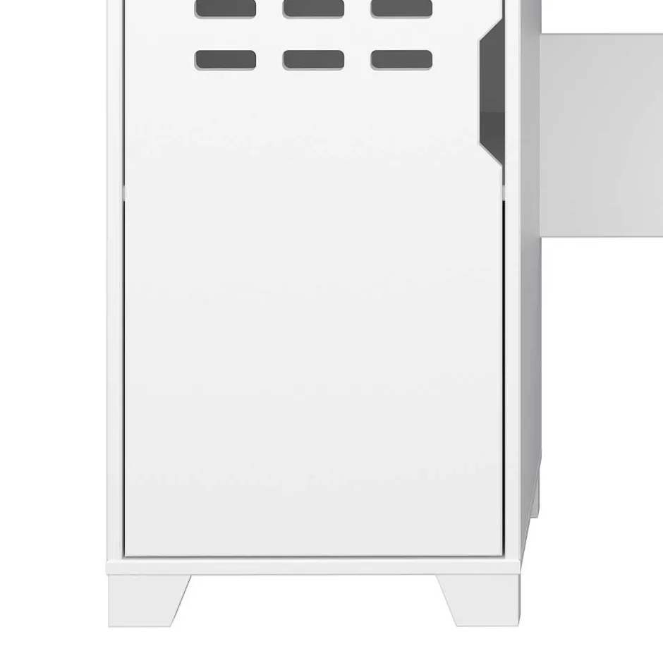 Weißer Schreibtisch im Skandi Design - Naidlas^Wohnen Online