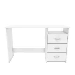 Kinder Wohnen Weißer Schreibtisch mit drei Schubladen - Citrosca
