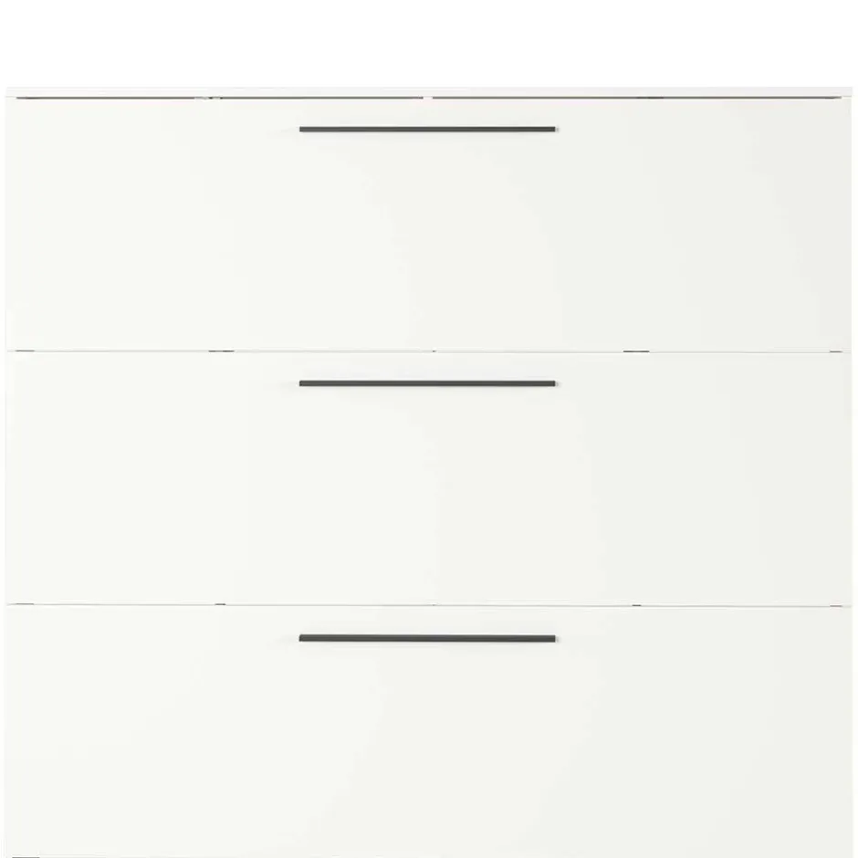 Wohnen Weißer Schuhschrank 140 cm breit - Liss