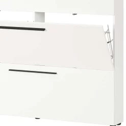 Wohnen Weißer Schuhschrank 140 cm breit - Liss