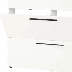 Wohnen Weißer Schuhschrank 140 cm breit - Liss