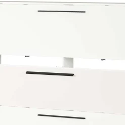 Wohnen Weißer Schuhschrank 140 cm breit - Liss