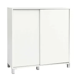 Weißer Schuhschrank mit praktischen Schiebetüren - Hank^Wohnen Online