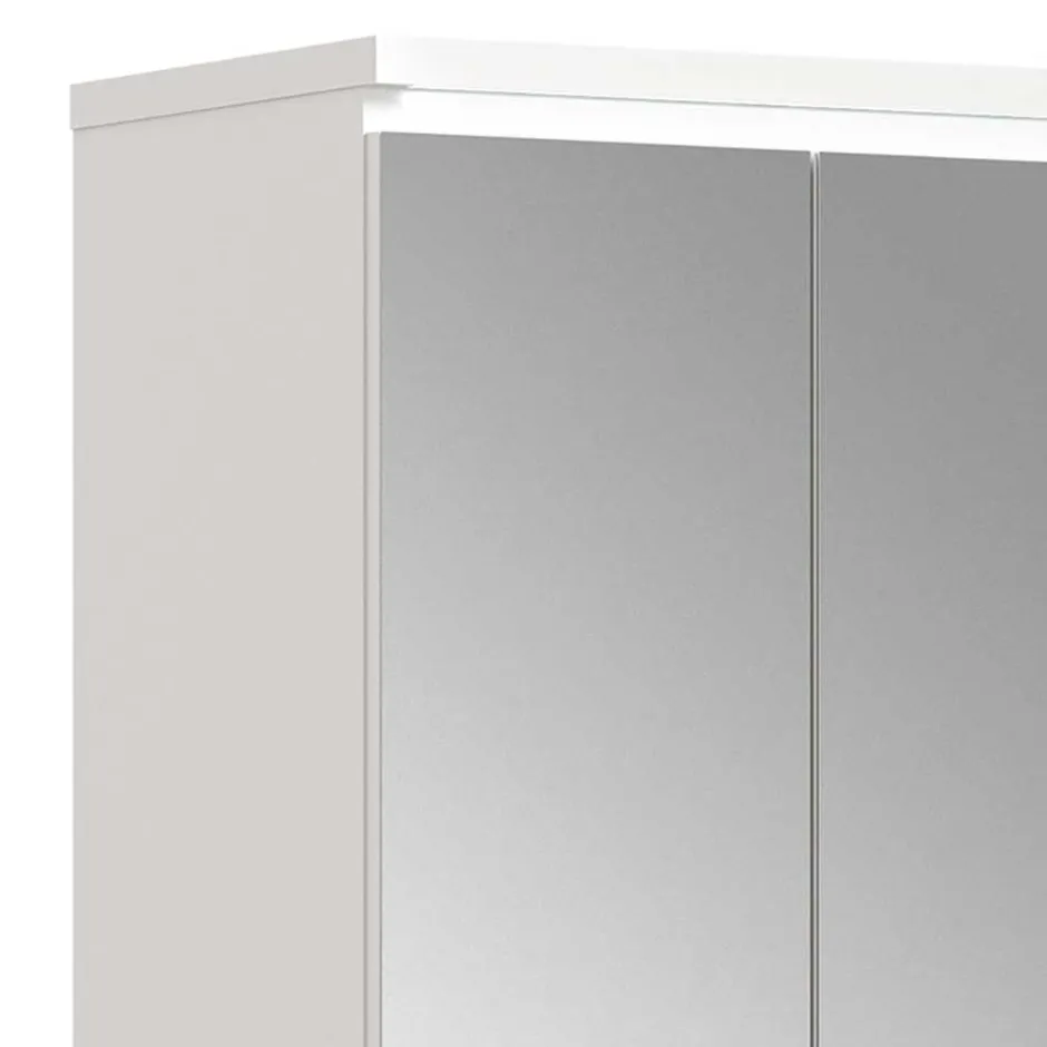 Weißer Schuhschrank mit vier Spiegeltüren - Dany^Wohnen Online