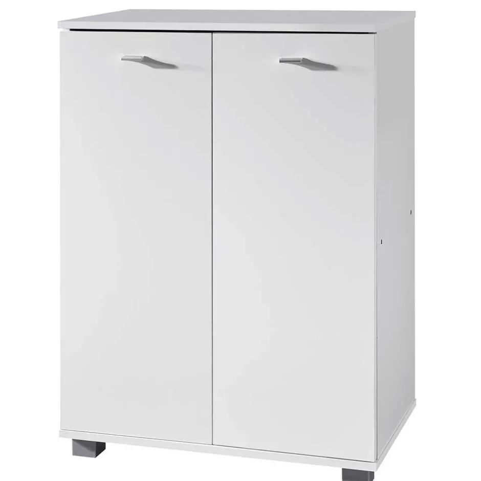 Wohnen Weißer Schuhschrank 60x90x35 cm - Avelinos