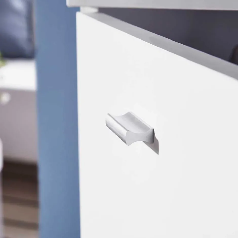 Wohnen Weißer Schuhschrank 60x90x35 cm - Avelinos