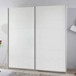 Wohnen Weißer Schwebetürenschrank 179 cm breit - Ordinia