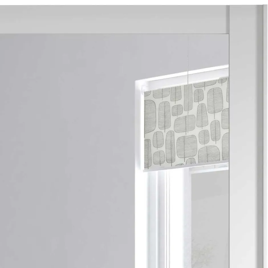 Wohnen Weißer Schwebetüren-Schrank mit Spiegel - Flinn