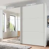 Weißer Schwebetürenschrank mit Spiegel links - Elenya^Wohnen Sale