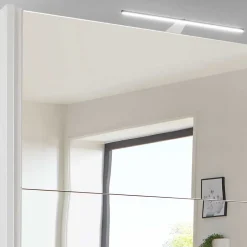 Weißer Schwebetürenschrank mit Spiegel links - Elenya^Wohnen Sale