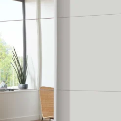 Weißer Schwebetürenschrank mit Spiegel links - Elenya^Wohnen Sale